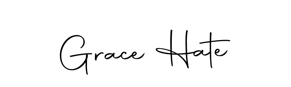 Make a beautiful signature design for name Grace Hate. With this signature (Autography-DOLnW) style, you can create a handwritten signature for free. Grace Hate signature style 10 images and pictures png