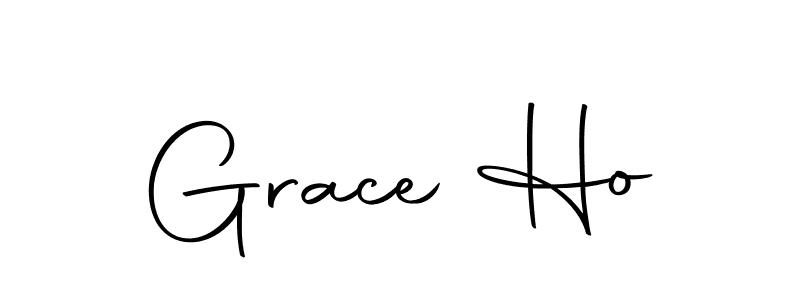 Design your own signature with our free online signature maker. With this signature software, you can create a handwritten (Autography-DOLnW) signature for name Grace Ho. Grace Ho signature style 10 images and pictures png