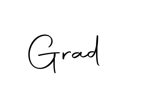 Use a signature maker to create a handwritten signature online. With this signature software, you can design (Autography-DOLnW) your own signature for name Grad . Grad  signature style 10 images and pictures png