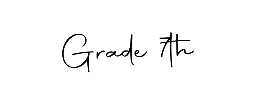 Create a beautiful signature design for name Grade 7th. With this signature (Autography-DOLnW) fonts, you can make a handwritten signature for free. Grade 7th signature style 10 images and pictures png