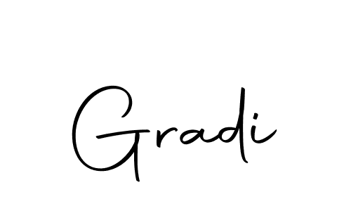 You should practise on your own different ways (Autography-DOLnW) to write your name (Gradi) in signature. don't let someone else do it for you. Gradi signature style 10 images and pictures png