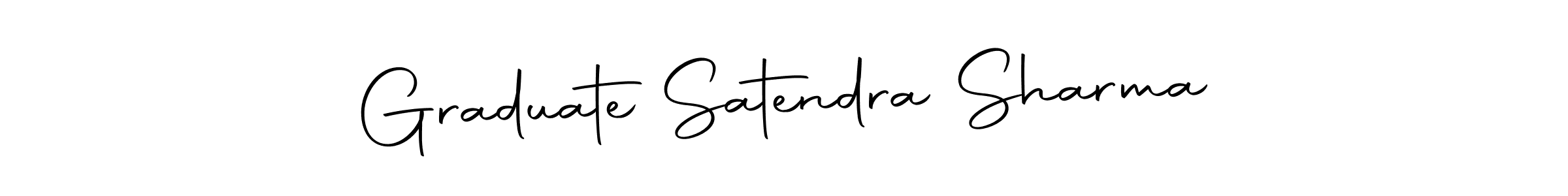 if you are searching for the best signature style for your name Graduate Satendra Sharma. so please give up your signature search. here we have designed multiple signature styles  using Autography-DOLnW. Graduate Satendra Sharma signature style 10 images and pictures png