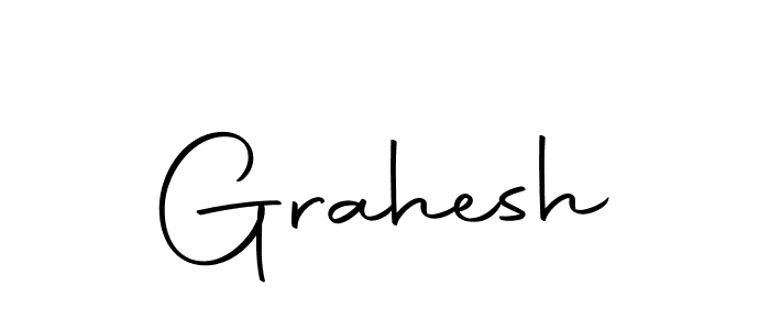 Design your own signature with our free online signature maker. With this signature software, you can create a handwritten (Autography-DOLnW) signature for name Grahesh. Grahesh signature style 10 images and pictures png