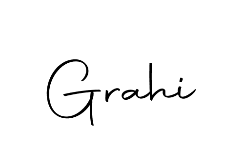 The best way (Autography-DOLnW) to make a short signature is to pick only two or three words in your name. The name Grahi include a total of six letters. For converting this name. Grahi signature style 10 images and pictures png
