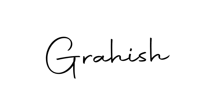 Here are the top 10 professional signature styles for the name Grahish. These are the best autograph styles you can use for your name. Grahish signature style 10 images and pictures png