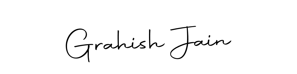 Here are the top 10 professional signature styles for the name Grahish Jain. These are the best autograph styles you can use for your name. Grahish Jain signature style 10 images and pictures png