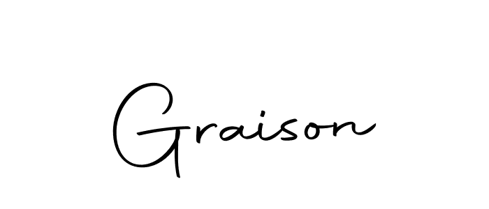 Also we have Graison name is the best signature style. Create professional handwritten signature collection using Autography-DOLnW autograph style. Graison signature style 10 images and pictures png