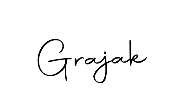 The best way (Autography-DOLnW) to make a short signature is to pick only two or three words in your name. The name Grajak include a total of six letters. For converting this name. Grajak signature style 10 images and pictures png