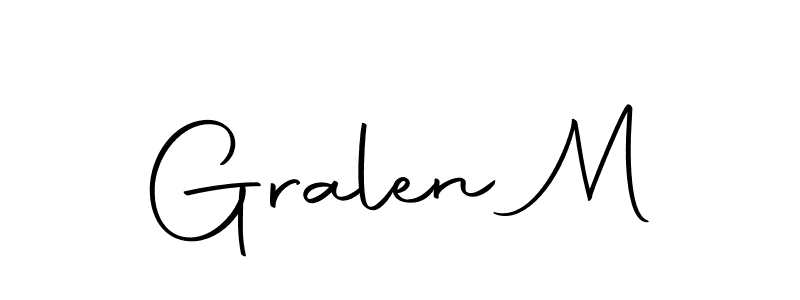 It looks lik you need a new signature style for name Gralen M. Design unique handwritten (Autography-DOLnW) signature with our free signature maker in just a few clicks. Gralen M signature style 10 images and pictures png