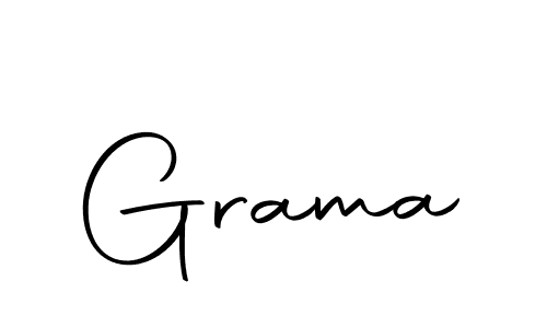 The best way (Autography-DOLnW) to make a short signature is to pick only two or three words in your name. The name Grama include a total of six letters. For converting this name. Grama signature style 10 images and pictures png