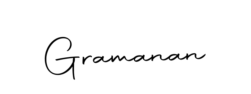 You should practise on your own different ways (Autography-DOLnW) to write your name (Gramanan) in signature. don't let someone else do it for you. Gramanan signature style 10 images and pictures png
