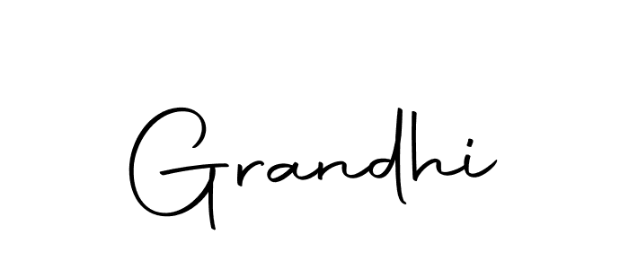 Design your own signature with our free online signature maker. With this signature software, you can create a handwritten (Autography-DOLnW) signature for name Grandhi. Grandhi signature style 10 images and pictures png