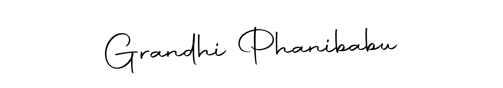 You should practise on your own different ways (Autography-DOLnW) to write your name (Grandhi Phanibabu) in signature. don't let someone else do it for you. Grandhi Phanibabu signature style 10 images and pictures png