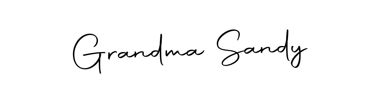 if you are searching for the best signature style for your name Grandma Sandy. so please give up your signature search. here we have designed multiple signature styles  using Autography-DOLnW. Grandma Sandy signature style 10 images and pictures png