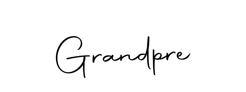 How to make Grandpre signature? Autography-DOLnW is a professional autograph style. Create handwritten signature for Grandpre name. Grandpre signature style 10 images and pictures png