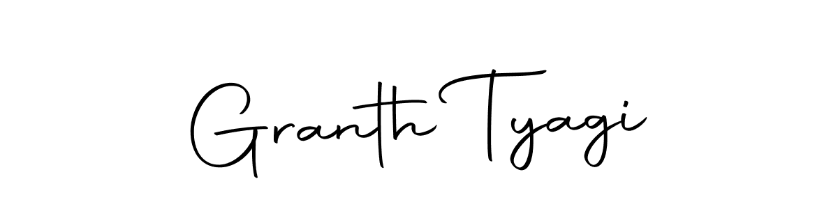 Granth Tyagi stylish signature style. Best Handwritten Sign (Autography-DOLnW) for my name. Handwritten Signature Collection Ideas for my name Granth Tyagi. Granth Tyagi signature style 10 images and pictures png