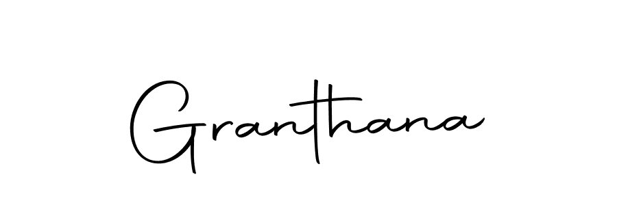 Make a beautiful signature design for name Granthana. With this signature (Autography-DOLnW) style, you can create a handwritten signature for free. Granthana signature style 10 images and pictures png