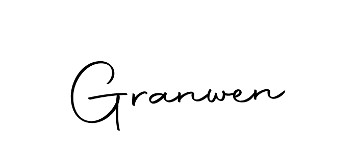 You should practise on your own different ways (Autography-DOLnW) to write your name (Granwen) in signature. don't let someone else do it for you. Granwen signature style 10 images and pictures png