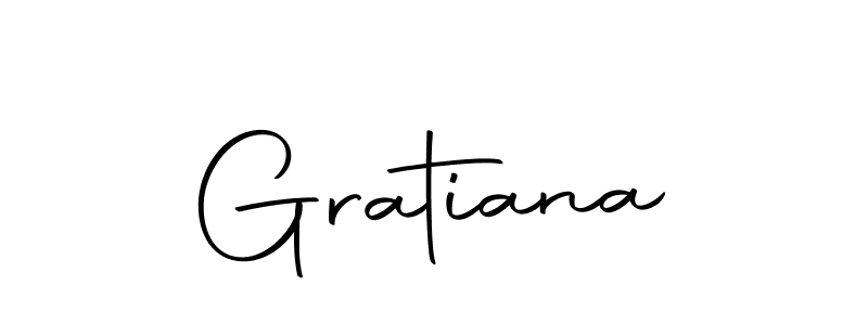 The best way (Autography-DOLnW) to make a short signature is to pick only two or three words in your name. The name Gratiana include a total of six letters. For converting this name. Gratiana signature style 10 images and pictures png