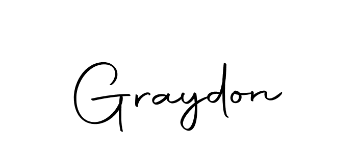 How to make Graydon name signature. Use Autography-DOLnW style for creating short signs online. This is the latest handwritten sign. Graydon signature style 10 images and pictures png