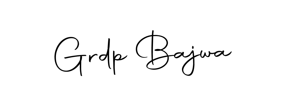 if you are searching for the best signature style for your name Grdp Bajwa. so please give up your signature search. here we have designed multiple signature styles  using Autography-DOLnW. Grdp Bajwa signature style 10 images and pictures png