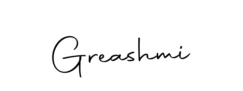 How to make Greashmi name signature. Use Autography-DOLnW style for creating short signs online. This is the latest handwritten sign. Greashmi signature style 10 images and pictures png