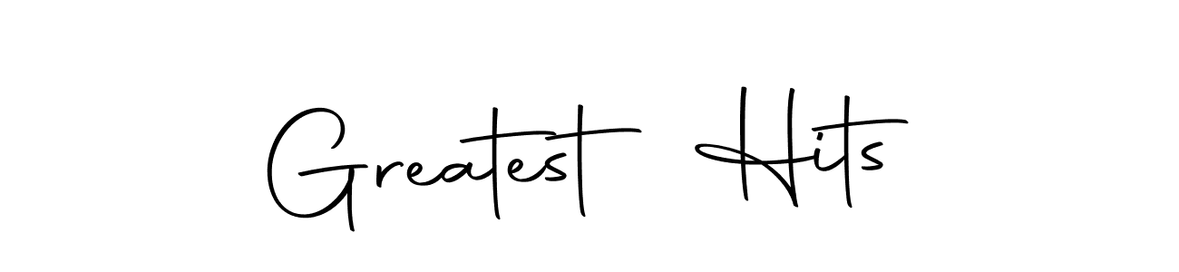 Make a beautiful signature design for name Greatest Hits. With this signature (Autography-DOLnW) style, you can create a handwritten signature for free. Greatest Hits signature style 10 images and pictures png