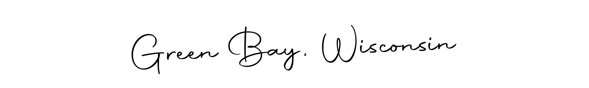 Use a signature maker to create a handwritten signature online. With this signature software, you can design (Autography-DOLnW) your own signature for name Green Bay, Wisconsin. Green Bay, Wisconsin signature style 10 images and pictures png