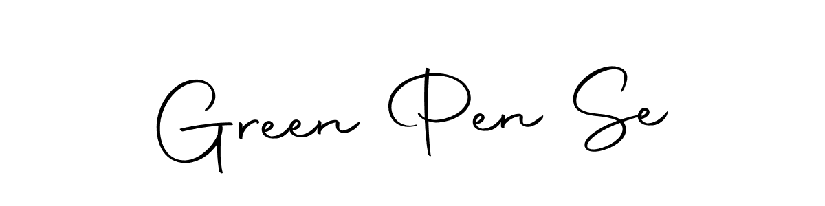 It looks lik you need a new signature style for name Green Pen Se. Design unique handwritten (Autography-DOLnW) signature with our free signature maker in just a few clicks. Green Pen Se signature style 10 images and pictures png