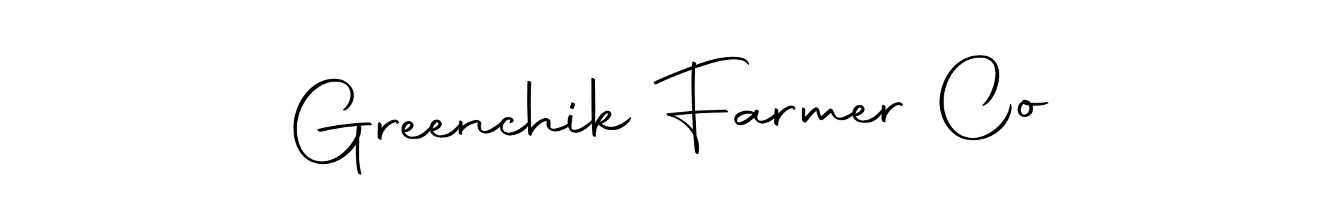 Design your own signature with our free online signature maker. With this signature software, you can create a handwritten (Autography-DOLnW) signature for name Greenchik Farmer Co. Greenchik Farmer Co signature style 10 images and pictures png