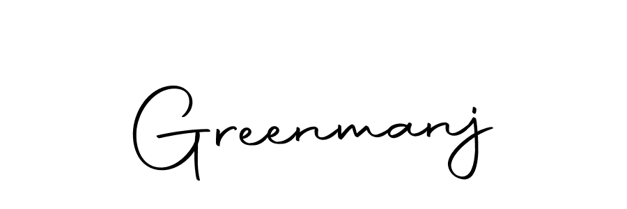 Greenmanj stylish signature style. Best Handwritten Sign (Autography-DOLnW) for my name. Handwritten Signature Collection Ideas for my name Greenmanj. Greenmanj signature style 10 images and pictures png