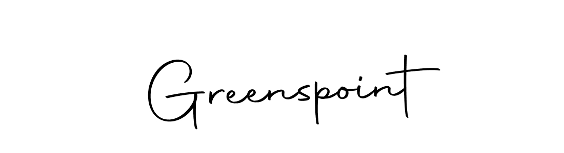 Greenspoint stylish signature style. Best Handwritten Sign (Autography-DOLnW) for my name. Handwritten Signature Collection Ideas for my name Greenspoint. Greenspoint signature style 10 images and pictures png