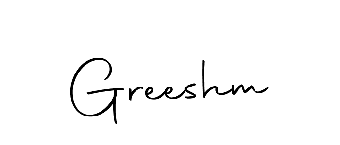 Also You can easily find your signature by using the search form. We will create Greeshm name handwritten signature images for you free of cost using Autography-DOLnW sign style. Greeshm signature style 10 images and pictures png