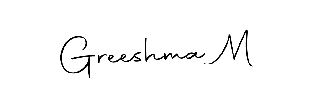 Also You can easily find your signature by using the search form. We will create Greeshma M name handwritten signature images for you free of cost using Autography-DOLnW sign style. Greeshma M signature style 10 images and pictures png