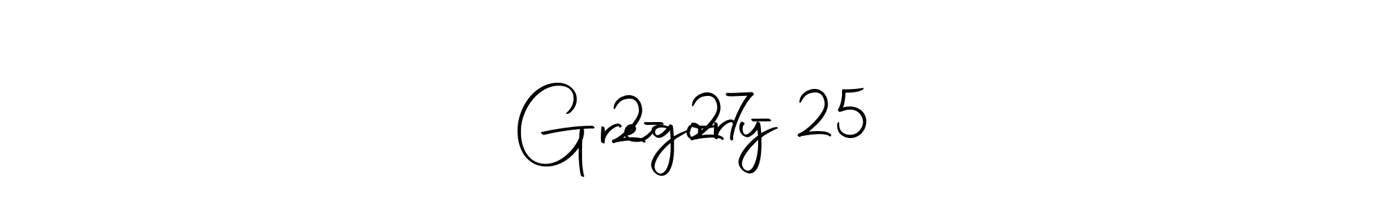 Design your own signature with our free online signature maker. With this signature software, you can create a handwritten (Autography-DOLnW) signature for name Gregory      2-27-25. Gregory      2-27-25 signature style 10 images and pictures png