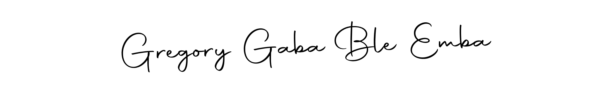 It looks lik you need a new signature style for name Gregory Gaba Ble Emba. Design unique handwritten (Autography-DOLnW) signature with our free signature maker in just a few clicks. Gregory Gaba Ble Emba signature style 10 images and pictures png