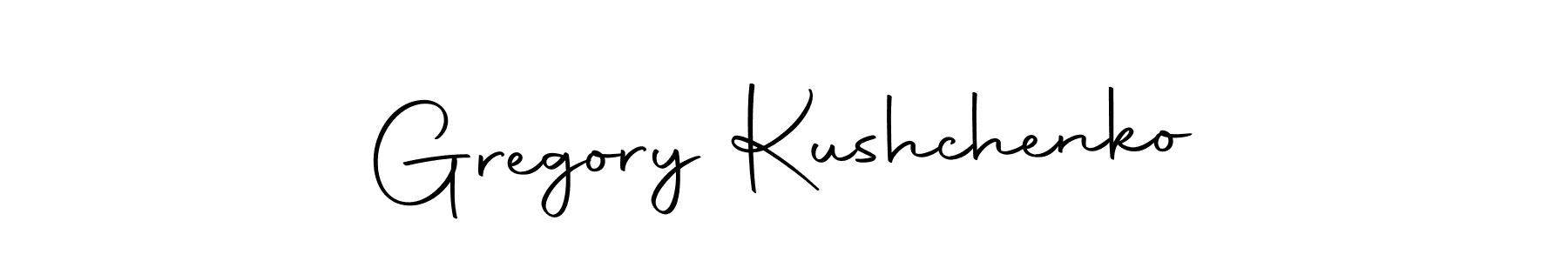 You can use this online signature creator to create a handwritten signature for the name Gregory Kushchenko. This is the best online autograph maker. Gregory Kushchenko signature style 10 images and pictures png