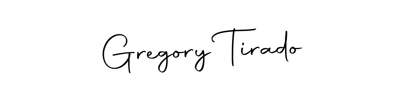 Design your own signature with our free online signature maker. With this signature software, you can create a handwritten (Autography-DOLnW) signature for name Gregory Tirado. Gregory Tirado signature style 10 images and pictures png