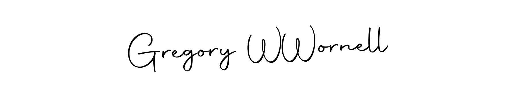 Autography-DOLnW is a professional signature style that is perfect for those who want to add a touch of class to their signature. It is also a great choice for those who want to make their signature more unique. Get Gregory W  Wornell name to fancy signature for free. Gregory W  Wornell signature style 10 images and pictures png