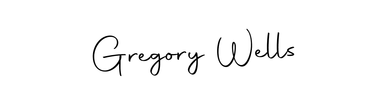 How to make Gregory Wells name signature. Use Autography-DOLnW style for creating short signs online. This is the latest handwritten sign. Gregory Wells signature style 10 images and pictures png