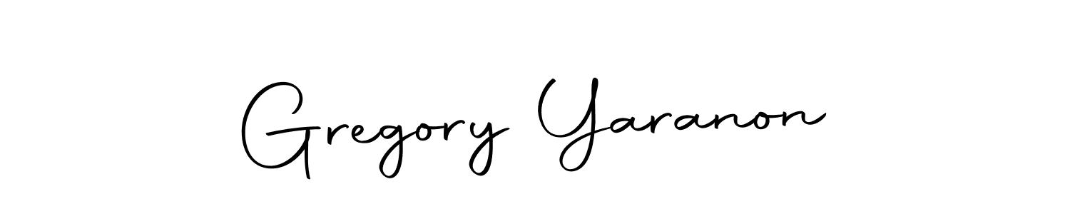 Gregory Yaranon stylish signature style. Best Handwritten Sign (Autography-DOLnW) for my name. Handwritten Signature Collection Ideas for my name Gregory Yaranon. Gregory Yaranon signature style 10 images and pictures png