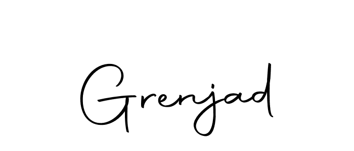 You should practise on your own different ways (Autography-DOLnW) to write your name (Grenjad) in signature. don't let someone else do it for you. Grenjad signature style 10 images and pictures png