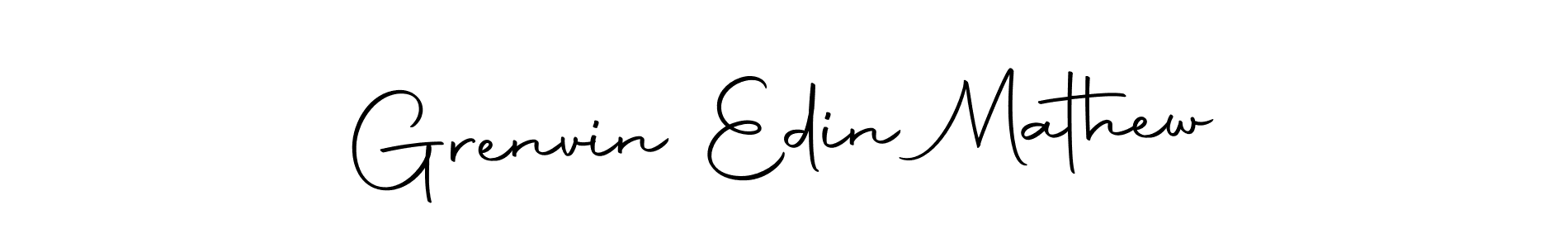 Grenvin Edin Mathew stylish signature style. Best Handwritten Sign (Autography-DOLnW) for my name. Handwritten Signature Collection Ideas for my name Grenvin Edin Mathew. Grenvin Edin Mathew signature style 10 images and pictures png