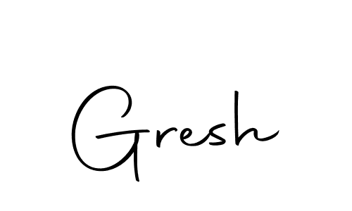 Also we have Gresh name is the best signature style. Create professional handwritten signature collection using Autography-DOLnW autograph style. Gresh signature style 10 images and pictures png
