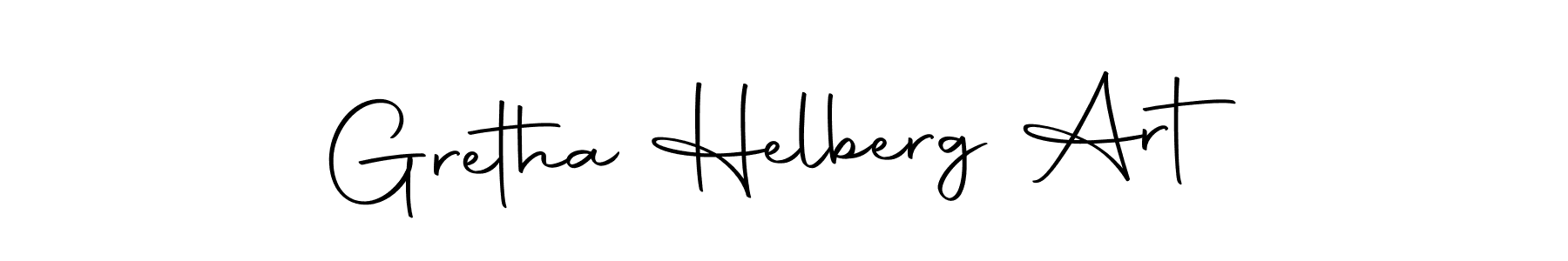 Gretha Helberg Art stylish signature style. Best Handwritten Sign (Autography-DOLnW) for my name. Handwritten Signature Collection Ideas for my name Gretha Helberg Art. Gretha Helberg Art signature style 10 images and pictures png