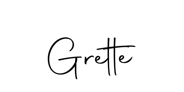 The best way (Autography-DOLnW) to make a short signature is to pick only two or three words in your name. The name Grette include a total of six letters. For converting this name. Grette signature style 10 images and pictures png