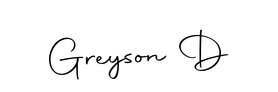 How to make Greyson D signature? Autography-DOLnW is a professional autograph style. Create handwritten signature for Greyson D name. Greyson D signature style 10 images and pictures png