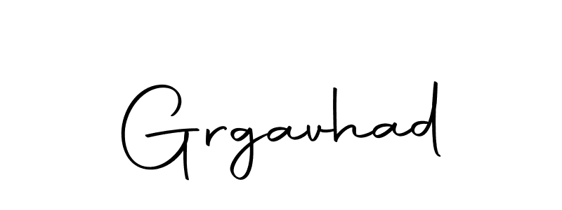 Create a beautiful signature design for name Grgavhad. With this signature (Autography-DOLnW) fonts, you can make a handwritten signature for free. Grgavhad signature style 10 images and pictures png