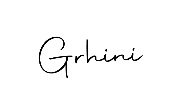 How to make Grhini name signature. Use Autography-DOLnW style for creating short signs online. This is the latest handwritten sign. Grhini signature style 10 images and pictures png