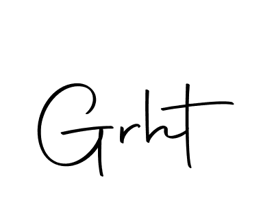 Also we have Grht name is the best signature style. Create professional handwritten signature collection using Autography-DOLnW autograph style. Grht signature style 10 images and pictures png